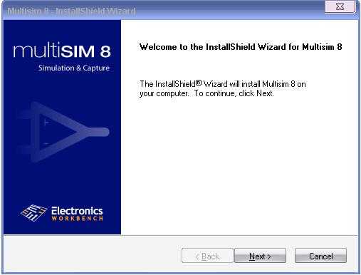 Скачать - Electronics Workbench Multisim v8.2.12.SP1