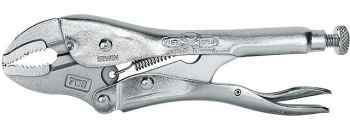 Плоскогубцы с фиксацией: действуют как обычные плоскогубцы, но дополнительно имеют фиксирующий механизм, который держит щеки зажатыми