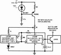 Детектор разницы температур Детектор разницы температур - схема