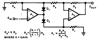 Схема для измерения абсолютного значения напряжения Схема для измерения абсолютного значения напряжения