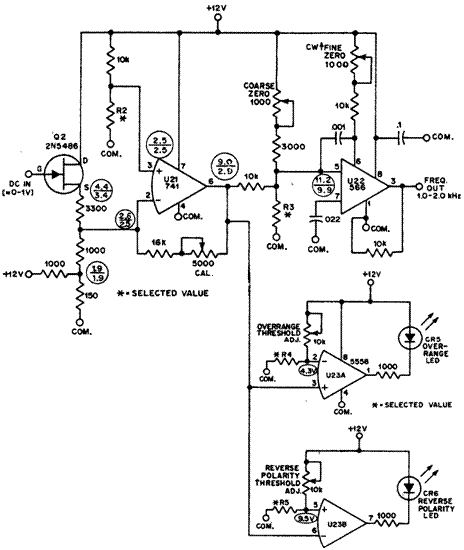 Преобразователь напряжение-частота