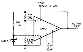 Источник опорного напряжения с выходным напряжением +8,2 В Источник опорного напряжения с выходным напряжением +8,2 В