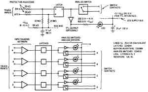 Схема управления аналоговыми коммутаторами Схема управления аналоговыми коммутаторами