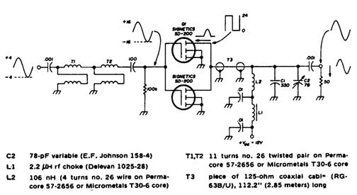 Усилитель мощностью 30 мВт для диапазона 25 МГц Усилитель мощностью 30 мВт для диапазона 25 МГц