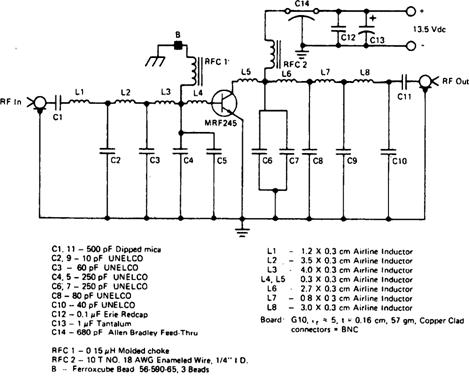 Усилитель мощностью 80 Вт для диапазона 143—156 МГц Усилитель мощностью 80 Вт для диапазона 143—156 МГц