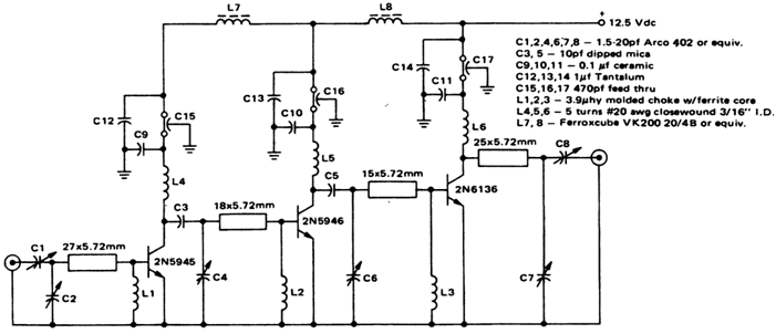 Усилитель мощностью 25 Вт для передатчика диапазона 450-470 МГц Усилитель мощностью 25 Вт для передатчика диапазона 450-470 МГц