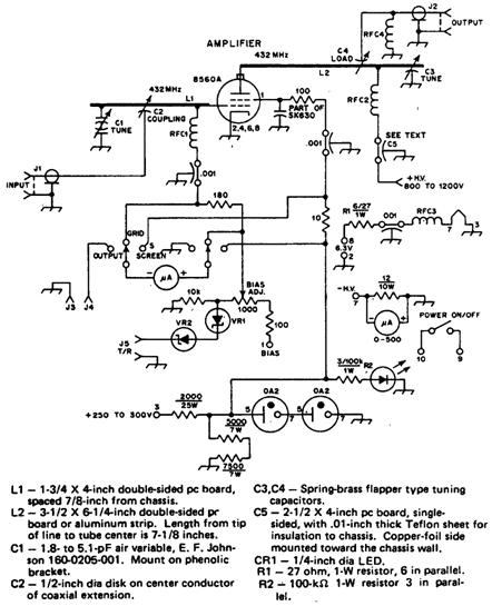Линейный усилитель мощностью 100 Вт для диапазона 432 МГц Линейный усилитель мощностью 100 Вт для диапазона 432 МГц