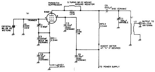 Передатчик мощностью 5 Вт для диапазона 80 или 40 м Передатчик мощностью 5 Вт для диапазона 80 или 40 м