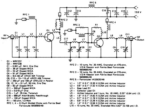 Усилитель мощностью 30 Вт для диапазона 40—180 МГц Усилитель мощностью 30 Вт для диапазона 40—180 МГц