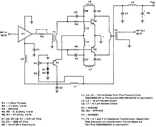 Возбудитель с большим усилением, мощностью 20 Вт и диапазоном 1,6—30 МГц Возбудитель с большим усилением, мощностью 20 Вт и диапазоном 1,6—30 МГц