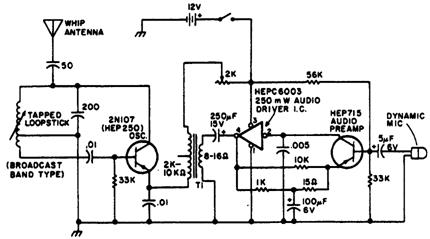 АМ-передатчик на диапазон 1—2 МГц АМ-передатчик на диапазон 1—2 МГц
