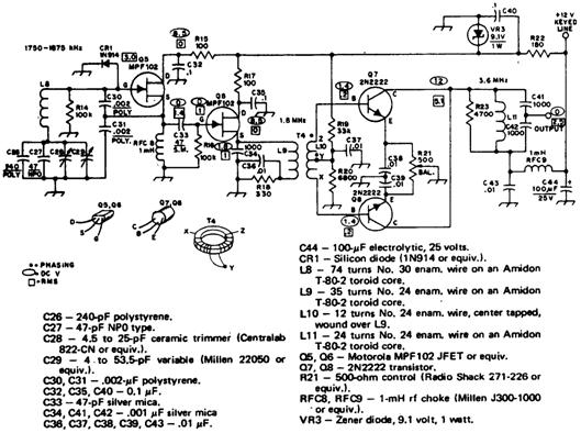 Генератор перестраиваемой частоты для диапазона 80 м Генератор перестраиваемой частоты для диапазона 80 м