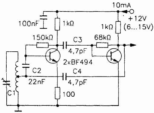 Генератор LC 10-30 МГц Генератор LC 10-30 МГц