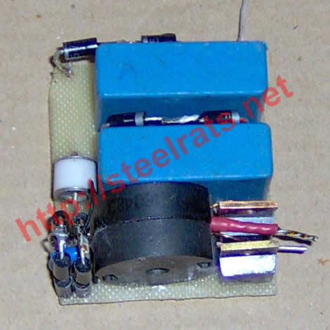 схема расположения деталей шокера